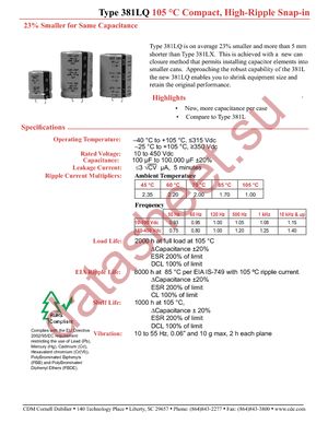 381LQ271M350J032 datasheet  